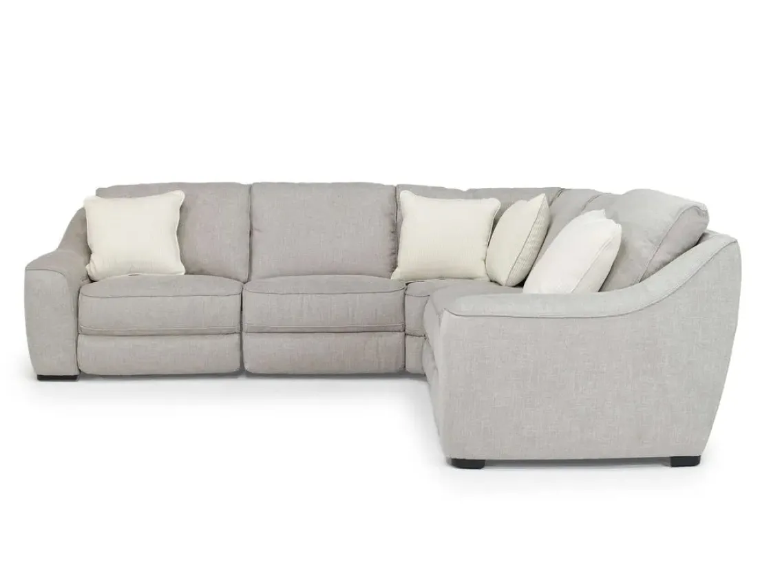 Mor Furniture Mayflower 5 Piece 2 Power Sectional In