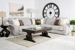 Mor Furniture Mayflower 5 Piece 2 Power Sectional In