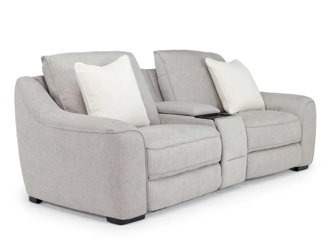 Mor Furniture Mayflower 2 Power Audio Console Loveseat In