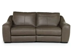 Mor Furniture Mayflower 2 Power Loveseat In Seville Umber Leather