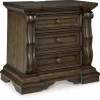 Mor Furniture Maylee 2 Drawer Charging Nightstand In Dark Brown
