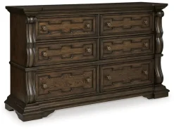 Mor Furniture Maylee Dresser In Dark Brown