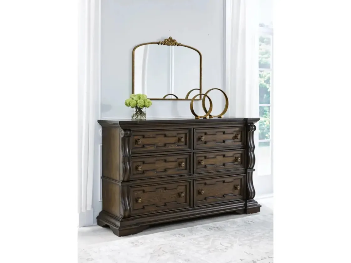 Mor Furniture Maylee Dresser In Dark Brown