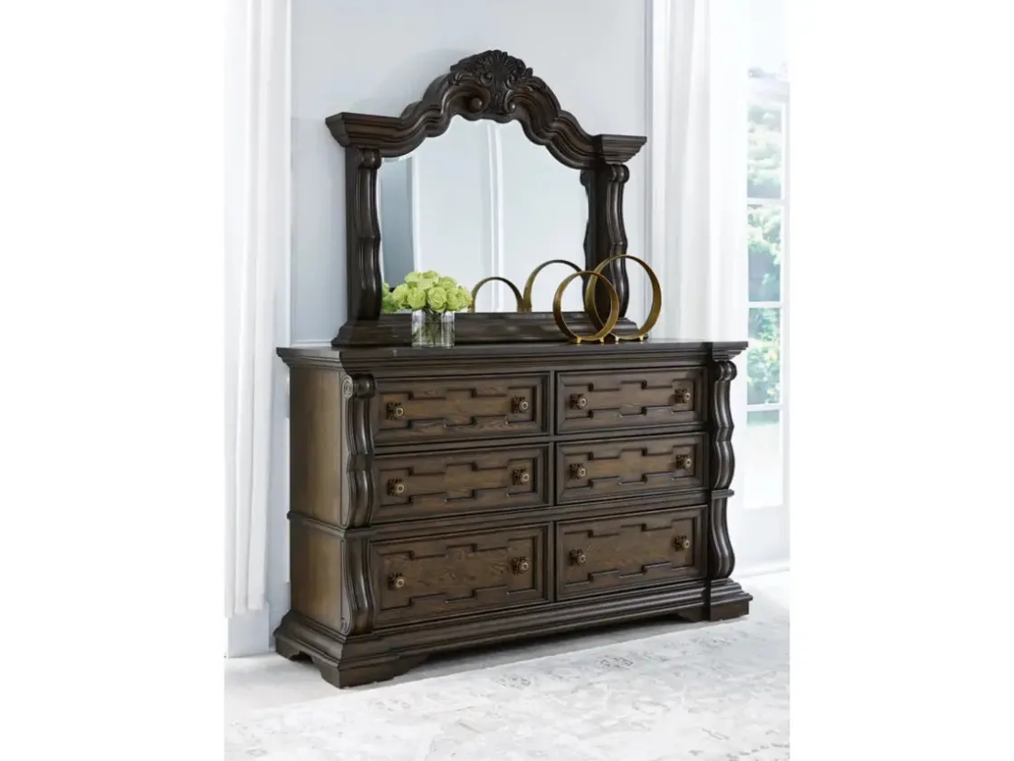 Mor Furniture Maylee Dresser In Dark Brown