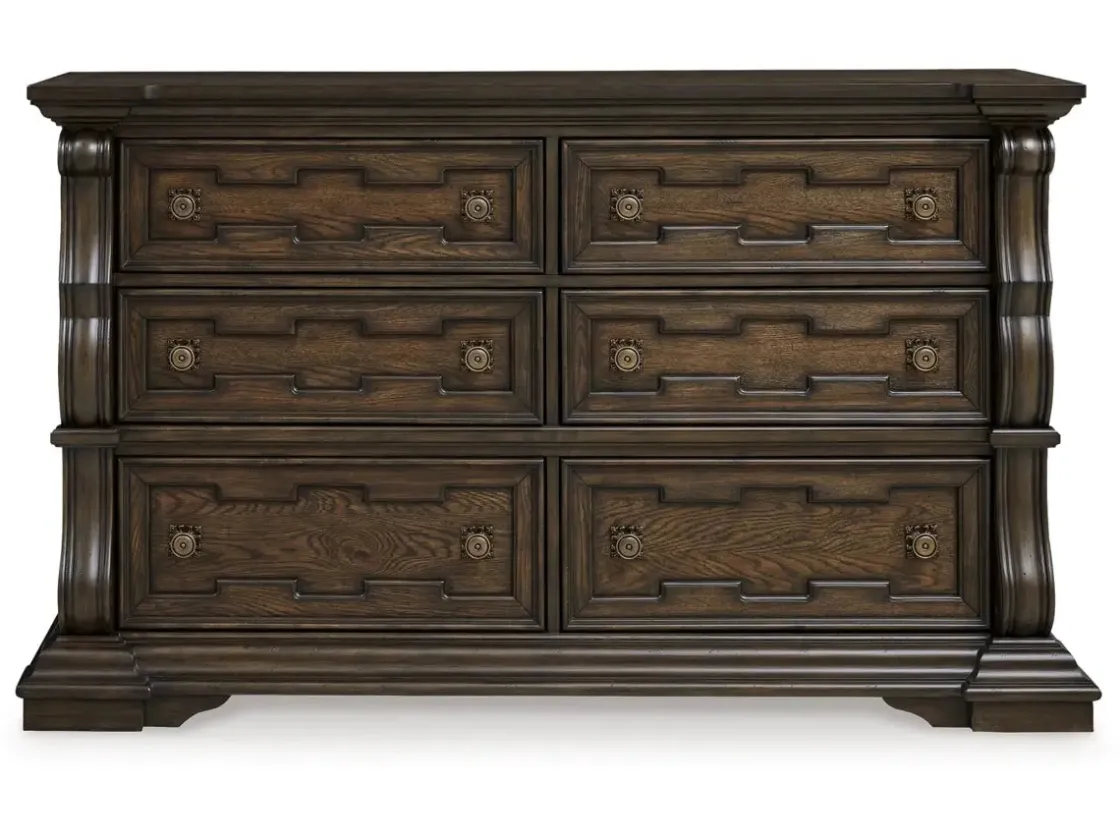Mor Furniture Maylee Dresser In Dark Brown