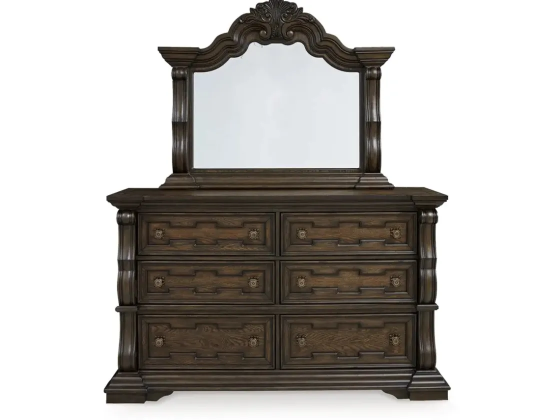 Mor Furniture Maylee Dresser In Dark Brown
