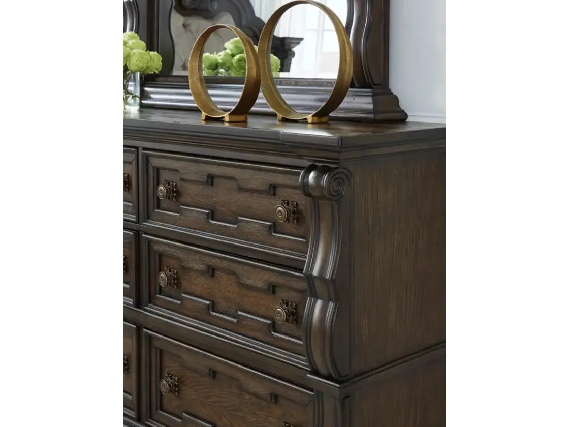 Mor Furniture Maylee Dresser In Dark Brown