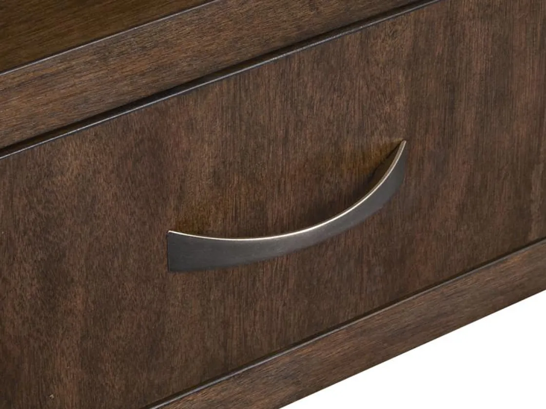 Mor Furniture Mcpherson Round Coffee Table In Burnt Umber