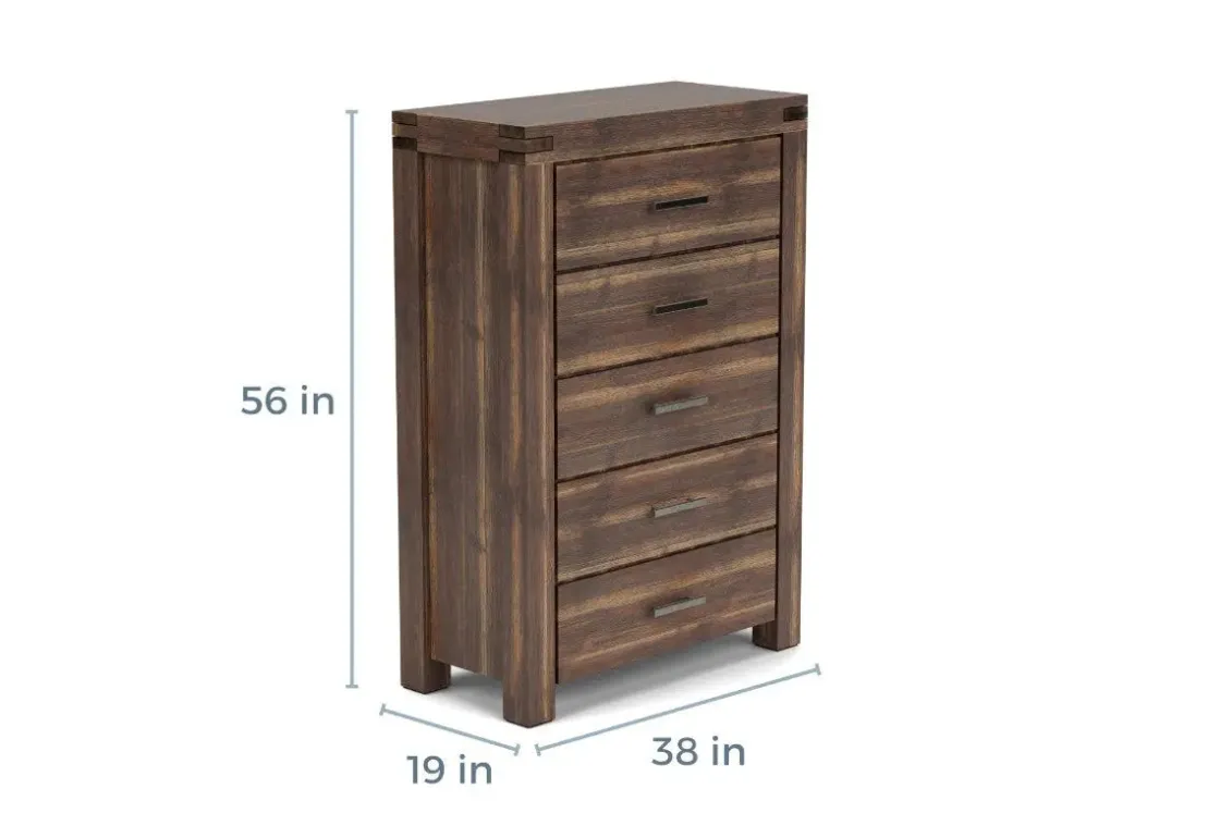 Mor Furniture Meadow Chest In Brown
