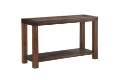 Mor Furniture Meadow Console Table In Brick Brown