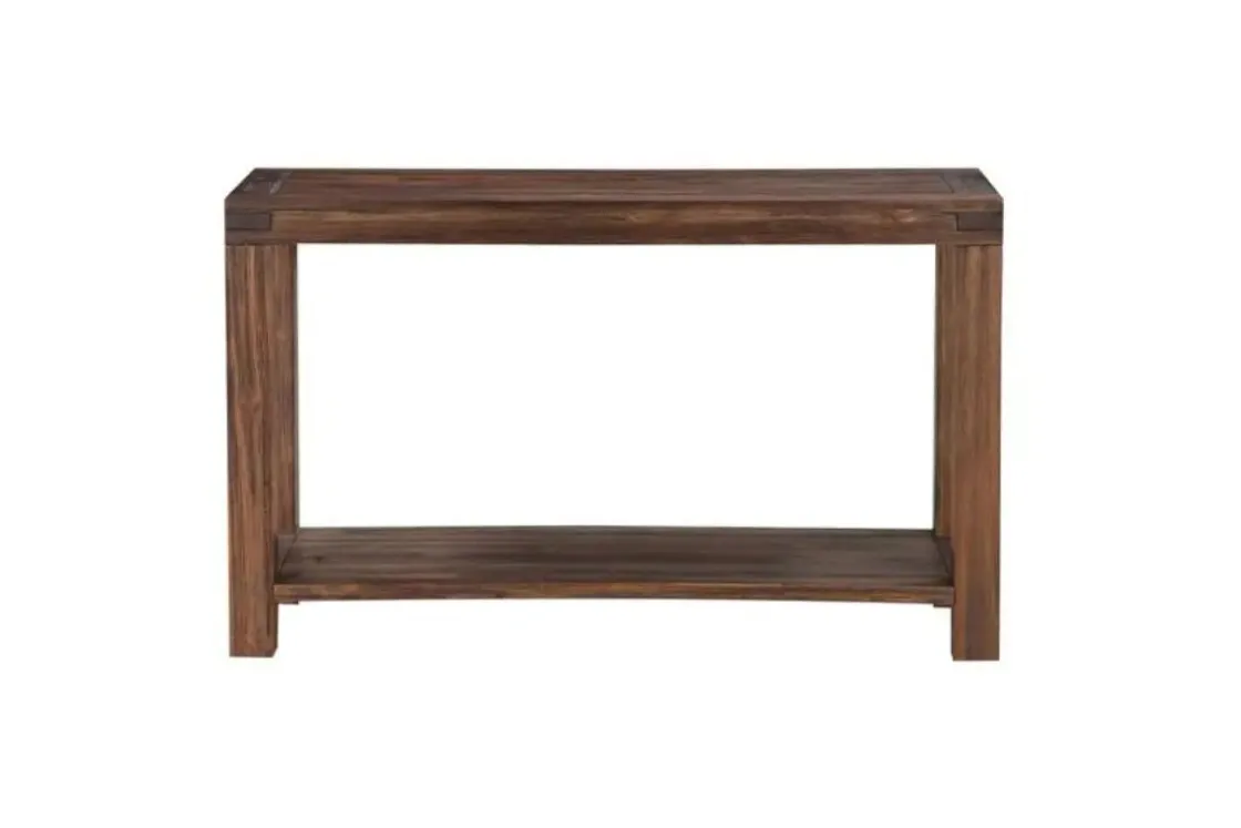 Mor Furniture Meadow Console Table In Brick Brown