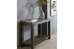 Mor Furniture Meadow Console Table In Brick Brown