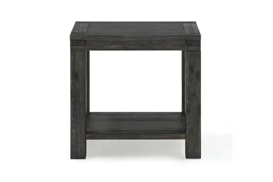Mor Furniture Meadow End Table In Brick Brown