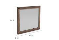 Mor Furniture Meadow Mirror In Gray