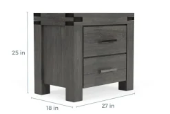 Mor Furniture Meadow Nightstand In Brown