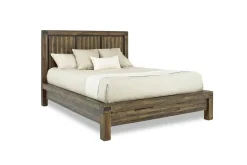 Mor Furniture Meadow Panel Bed W/ Storage In Brown, Full