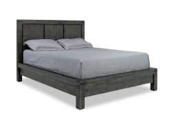 Mor Furniture Meadow Panel Bed W/ Storage In Brown, Full