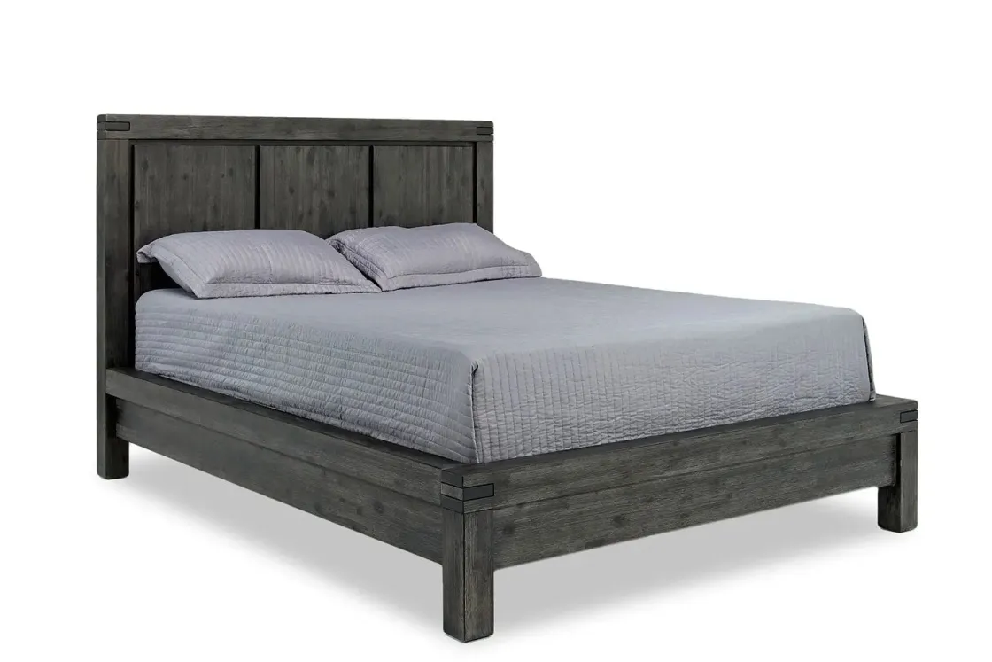 Mor Furniture Meadow Panel Bed W/ Storage In Brown, Full