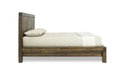 Mor Furniture Meadow Panel Bed W/ Storage In Brown, Full