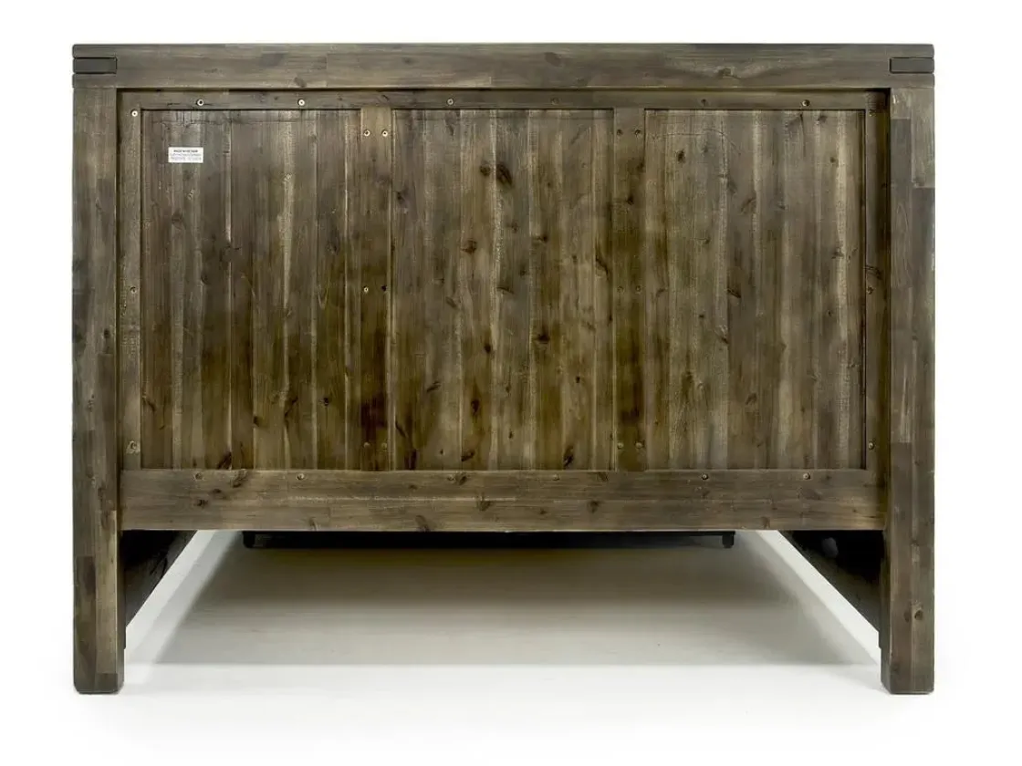 Mor Furniture Meadow Panel Bed W/ Storage In Brown, Full