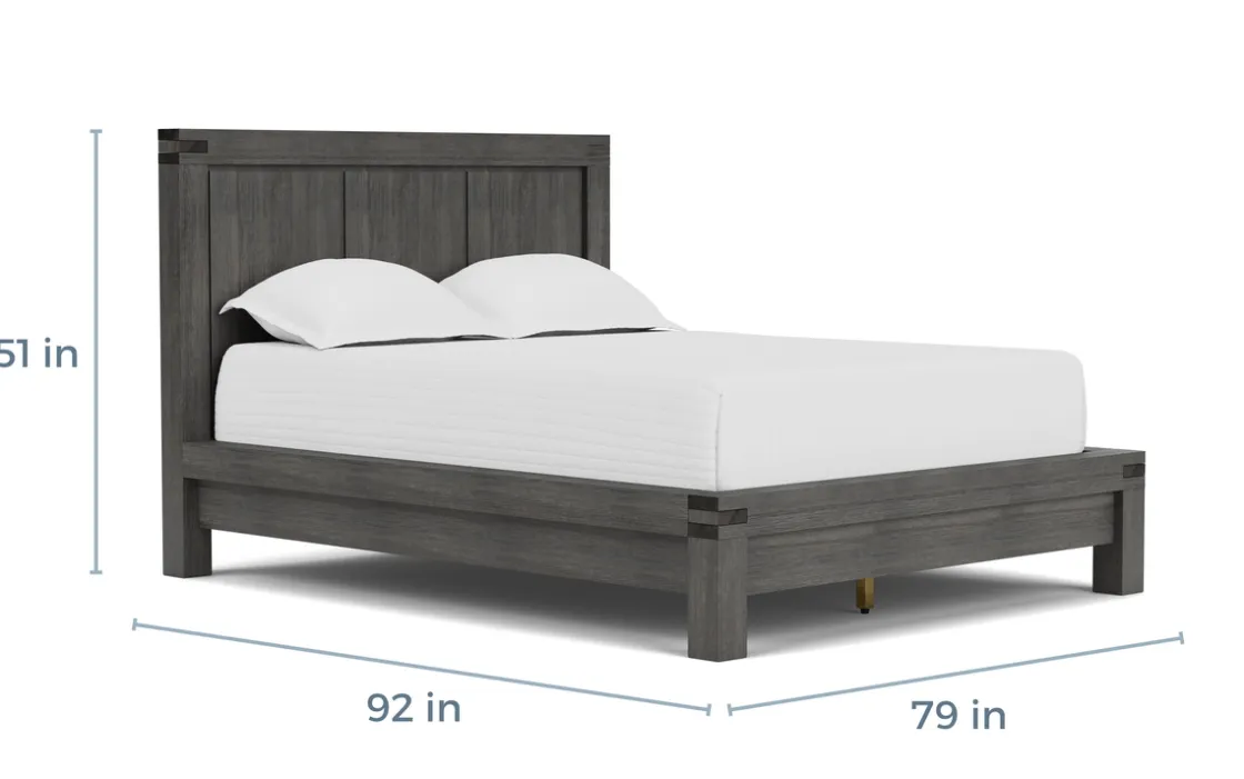Mor Furniture Meadow Panel Bed W/ Storage In Brown, Full