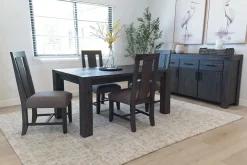 Mor Furniture Meadow Side Chair In Brown, Upholstered