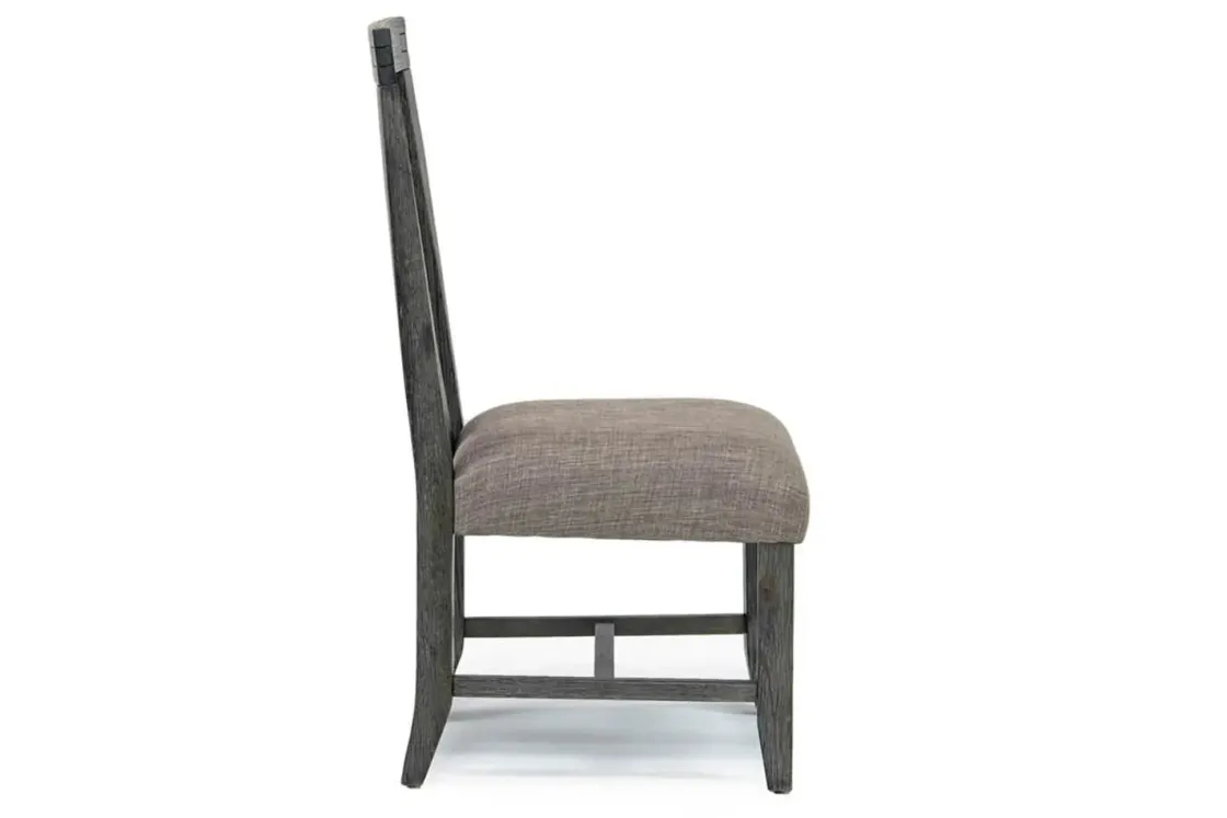 Mor Furniture Meadow Side Chair In Brown, Upholstered