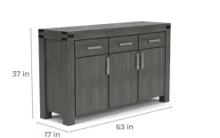 Mor Furniture Meadow Sideboard In Brown