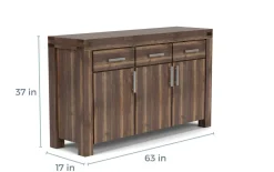 Mor Furniture Meadow Sideboard In Brown