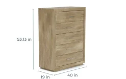 Mor Furniture Melbourne Chest In Mineral