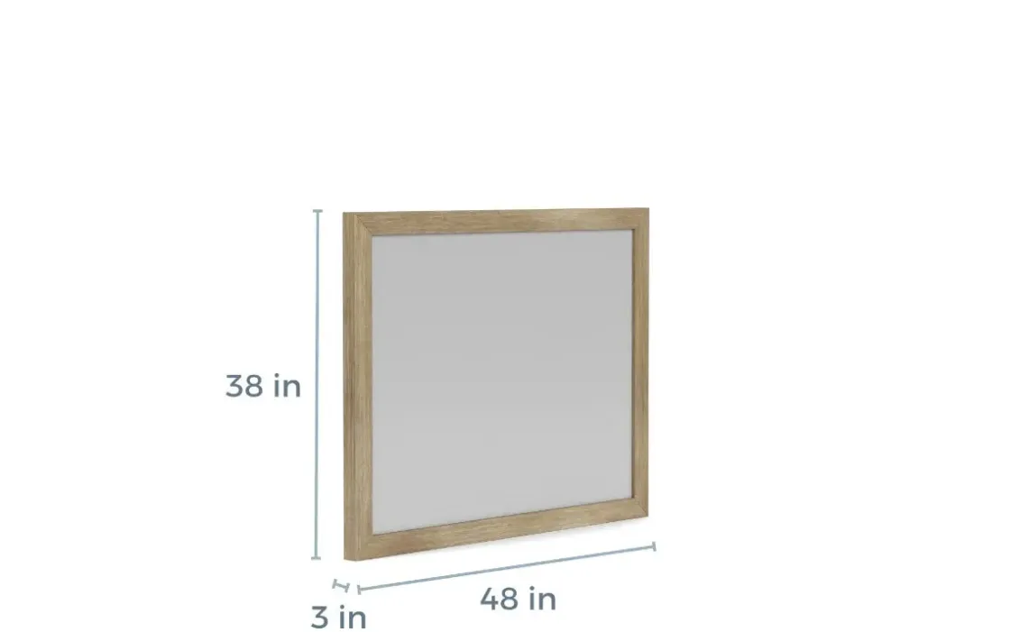 Mor Furniture Melbourne Mirror In Mineral