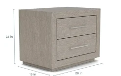 Mor Furniture Melbourne Nightstand In Mineral