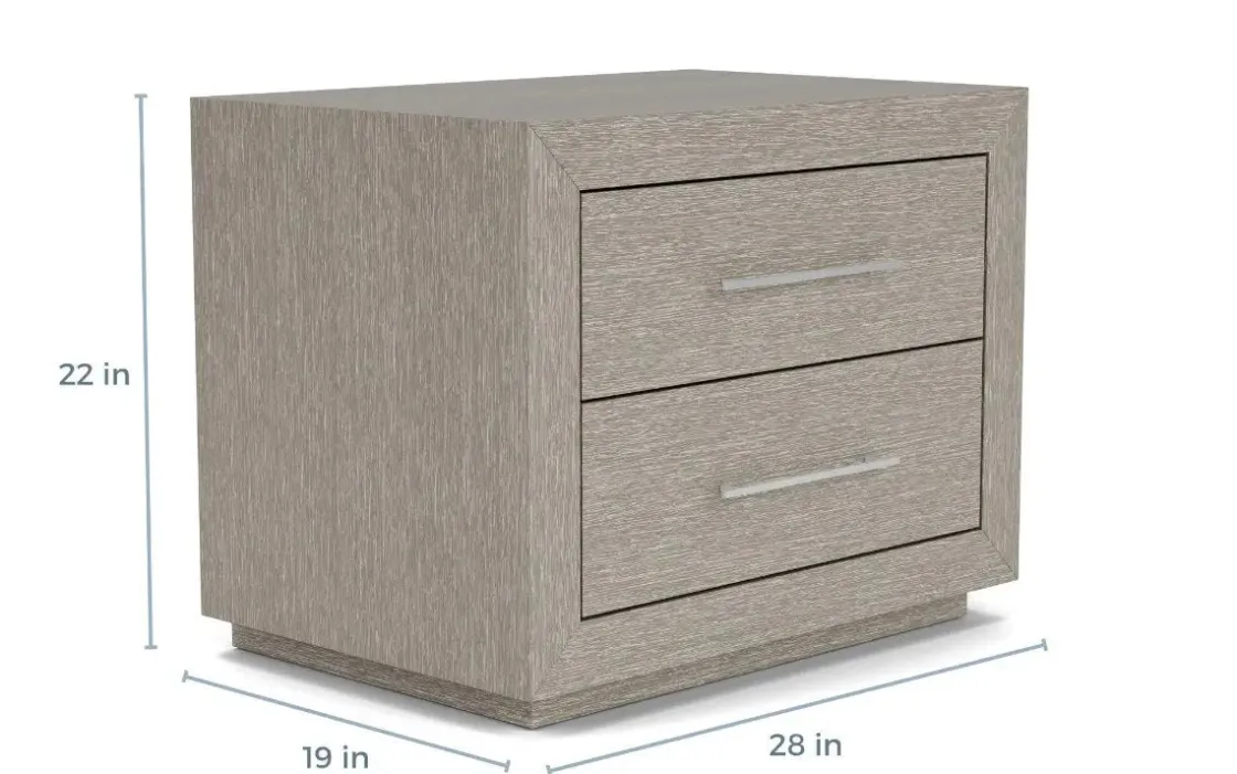 Mor Furniture Melbourne Nightstand In Mineral