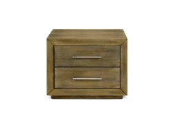 Mor Furniture Melbourne Panel Bed, Dresser, Mirror & Nightstand In Brown Mel, Full