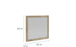Mor Furniture Melbourne Panel Bed, Dresser, Mirror & Nightstand In Brown Mel, Full