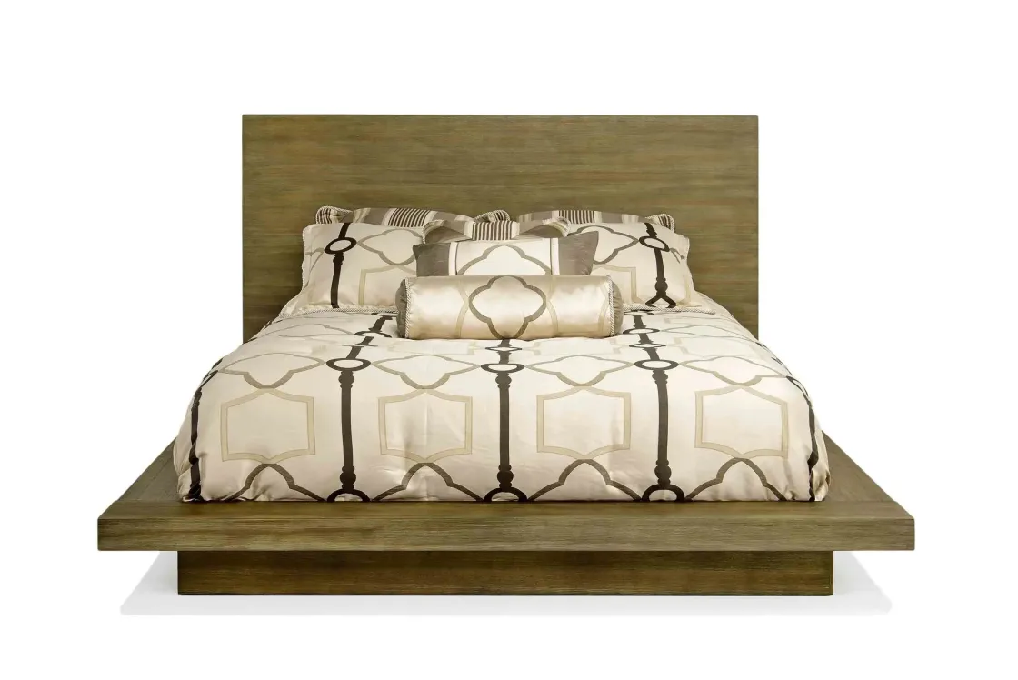 Mor Furniture Melbourne Panel Bed In Mineral, Full