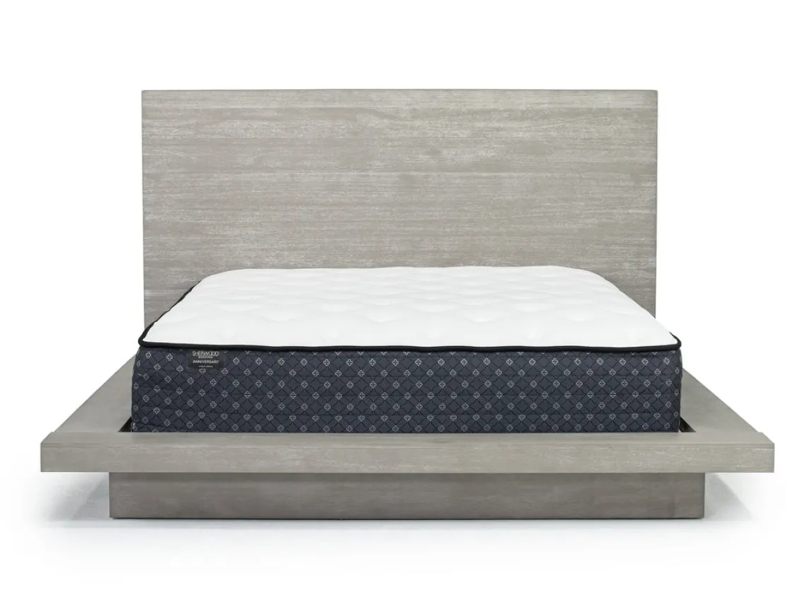 Mor Furniture Melbourne Panel Bed In Mineral, Full