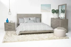 Mor Furniture Melbourne Panel Bed In Mineral, Full