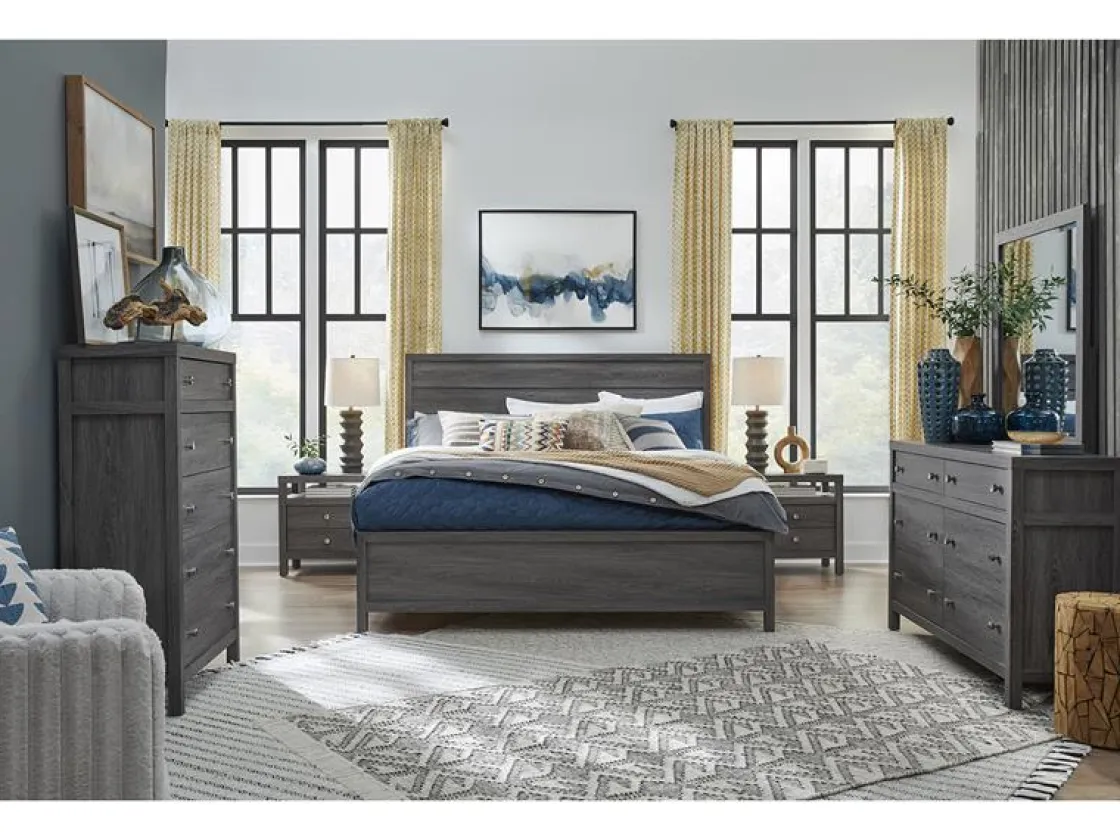Mor Furniture Merrifield Mirror In Pecan Sandy