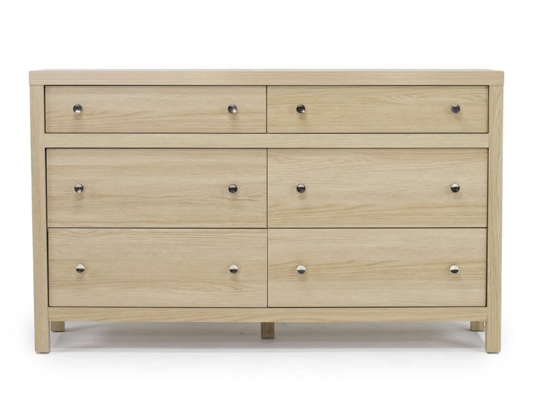 Mor Furniture Merrifield Panel Bed, Dresser, Mirror & Nightstand In Pecan Sandy, Twin