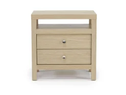 Mor Furniture Merrifield Panel Bed, Dresser, Mirror & Nightstand In Pecan Sandy, Twin