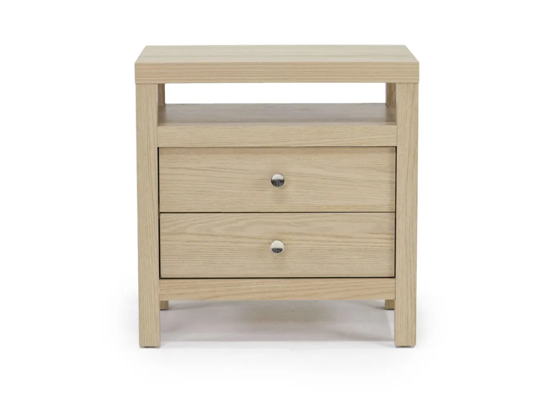 Mor Furniture Merrifield Panel Bed, Dresser, Mirror & Nightstand In Pecan Sandy, Twin