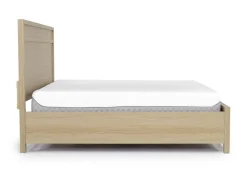 Mor Furniture Merrifield Panel Bed In Pecan Sandy, Twin