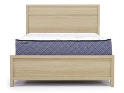 Mor Furniture Merrifield Panel Bed In Pecan Sandy, Twin