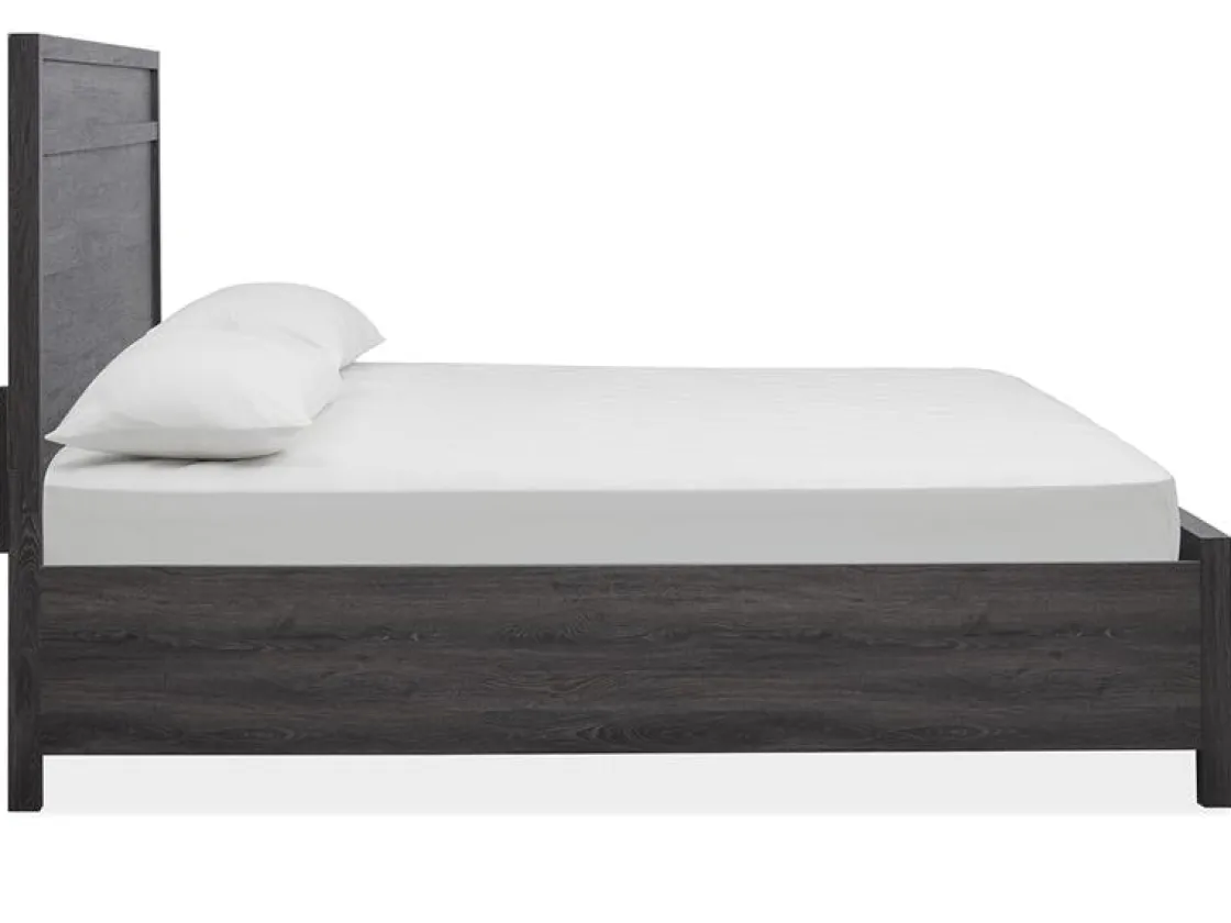 Mor Furniture Merrifield Panel Bed In Pecan Sandy, Twin