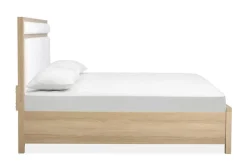 Mor Furniture Merrifield Upholstered Bed In Raisin Black, Twin