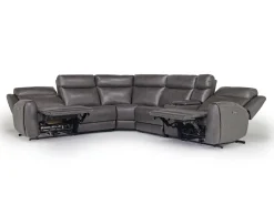Mor Furniture Mia 6 Piece 2 Power Sectional In Gray