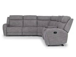 Mor Furniture Mia 6 Piece Reclining Sectional In Gray