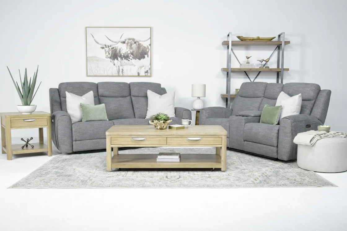 Mor Furniture Mia 2 Power Sofa In Gray