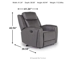 Mor Furniture Mia Recliner In Gray